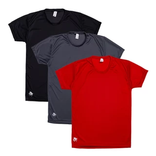 3 Camisetas Fit Masculina Casual - Treino - Academia - Esportes - Exercícios - Corrida - Futebol