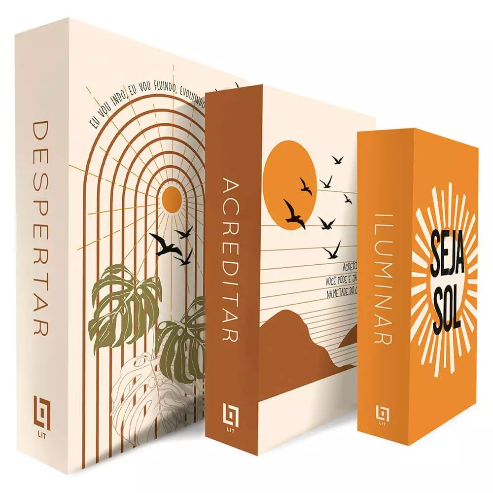 Caixa livro decorativo