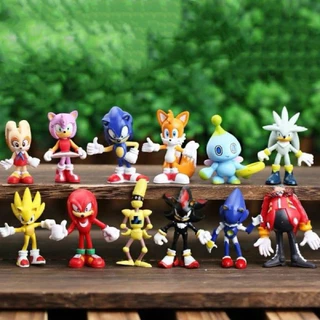 12 Pçs Conjunto Bonecos Sonic PVC Personagem Brinquedo Sonic Action Figure Para Crianças Figurinhas De Desenhos Animados em Oferta na Shopee