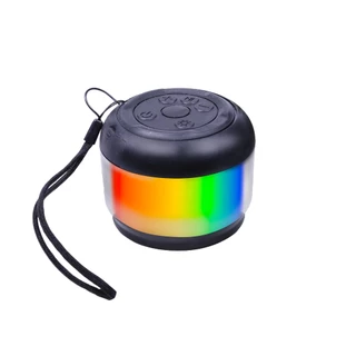 Mini Caixa de som Portátil Bluetooth Com Led Rgb Caixinha Som