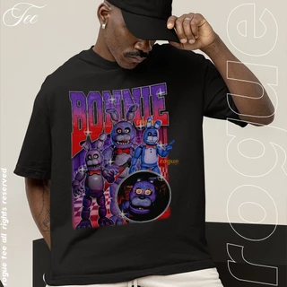 Camiseta Basica e Infantil Bonnie Rabbit Five Nights at Freddy s Fazbear Game Terror Horror Unissex