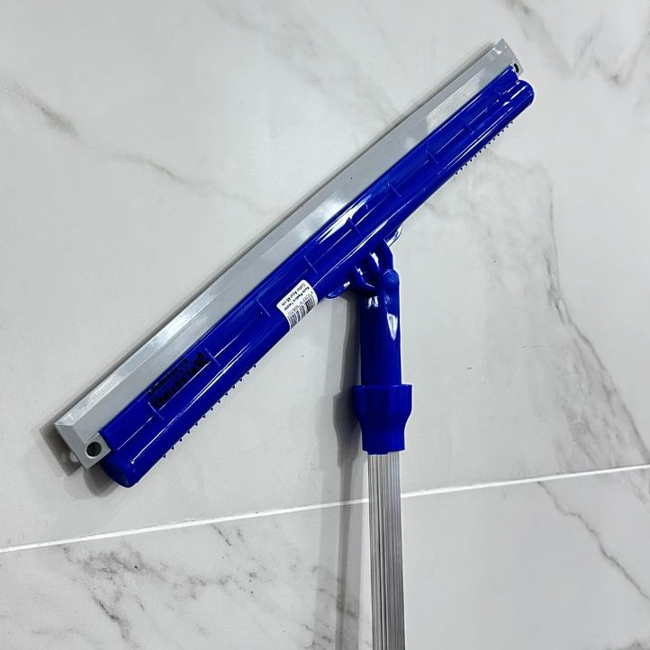 Rodo Mágico Twister 45cm Vassoura mágica 2 em 1 Rodo S/ cabo Tira Pelo Limpa Vidro Silicone