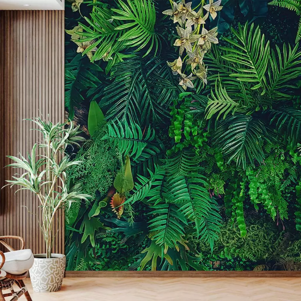 Papel de parede jardim vertical