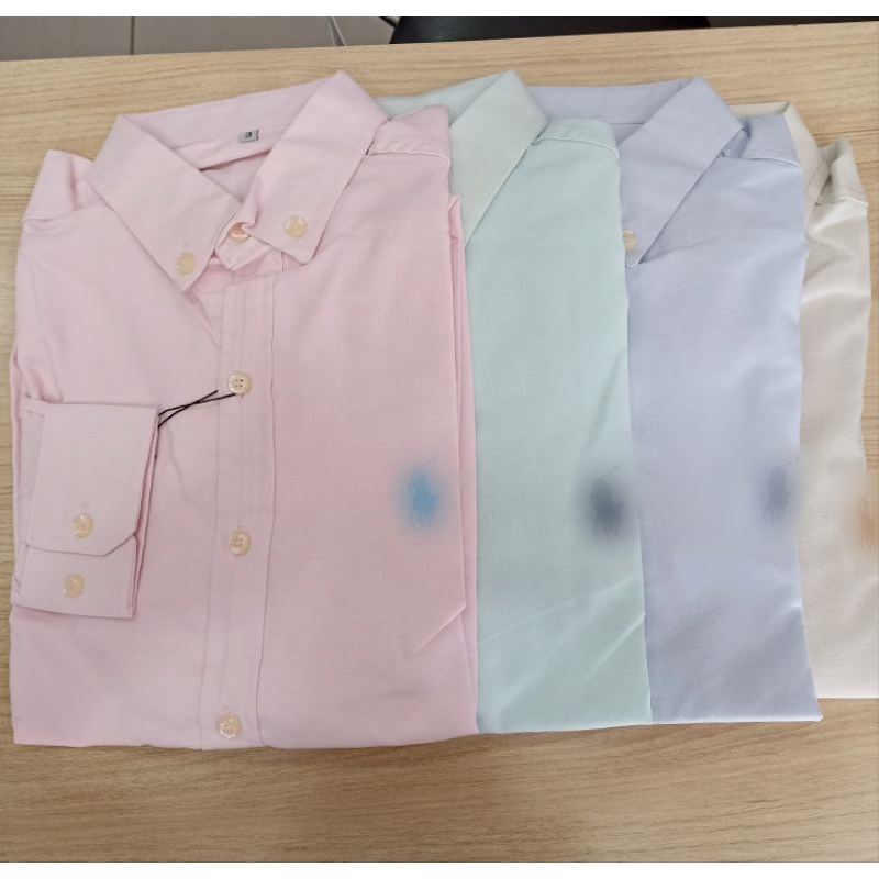 Camisa Masculina Manga Longa algodão Oxford Premium