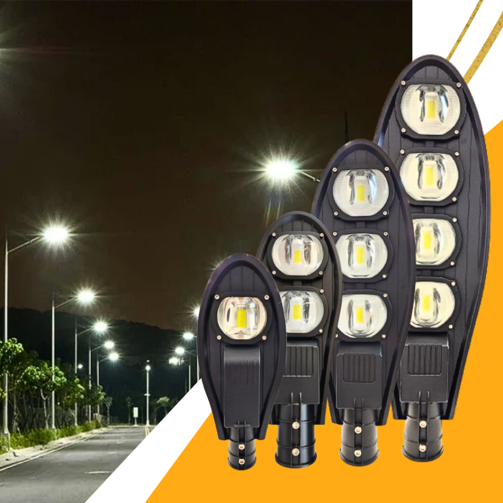 Luminária Pública Poste Pétala Cob 50w 100w 150w 200w Branco Frio Bivolt IP66