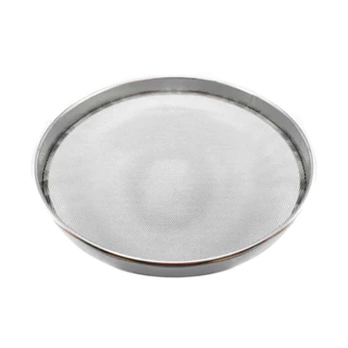 Peneira Aro Aço 25cm Tela Trançada para Fubá Farinha Tapioca