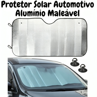 Protetor Solar Para Para Brisa Quebra Sol Universal Dobr Vel Em Alum Nio Male Vel Com Ventosa