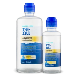 Renu Advanced 475 ml - Solução multiuso Bausch Lomb