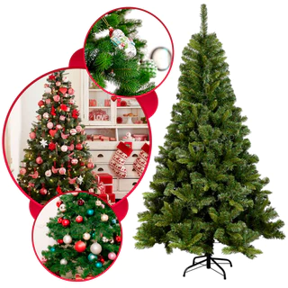 Árvore De Natal Pinheiro Verde 120cm 260 Galhos Tradicional Decoração Natalina