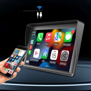 Multimídia Som De Carro Universal Carplay Android e IOS Tela 7 Câmera de Ré