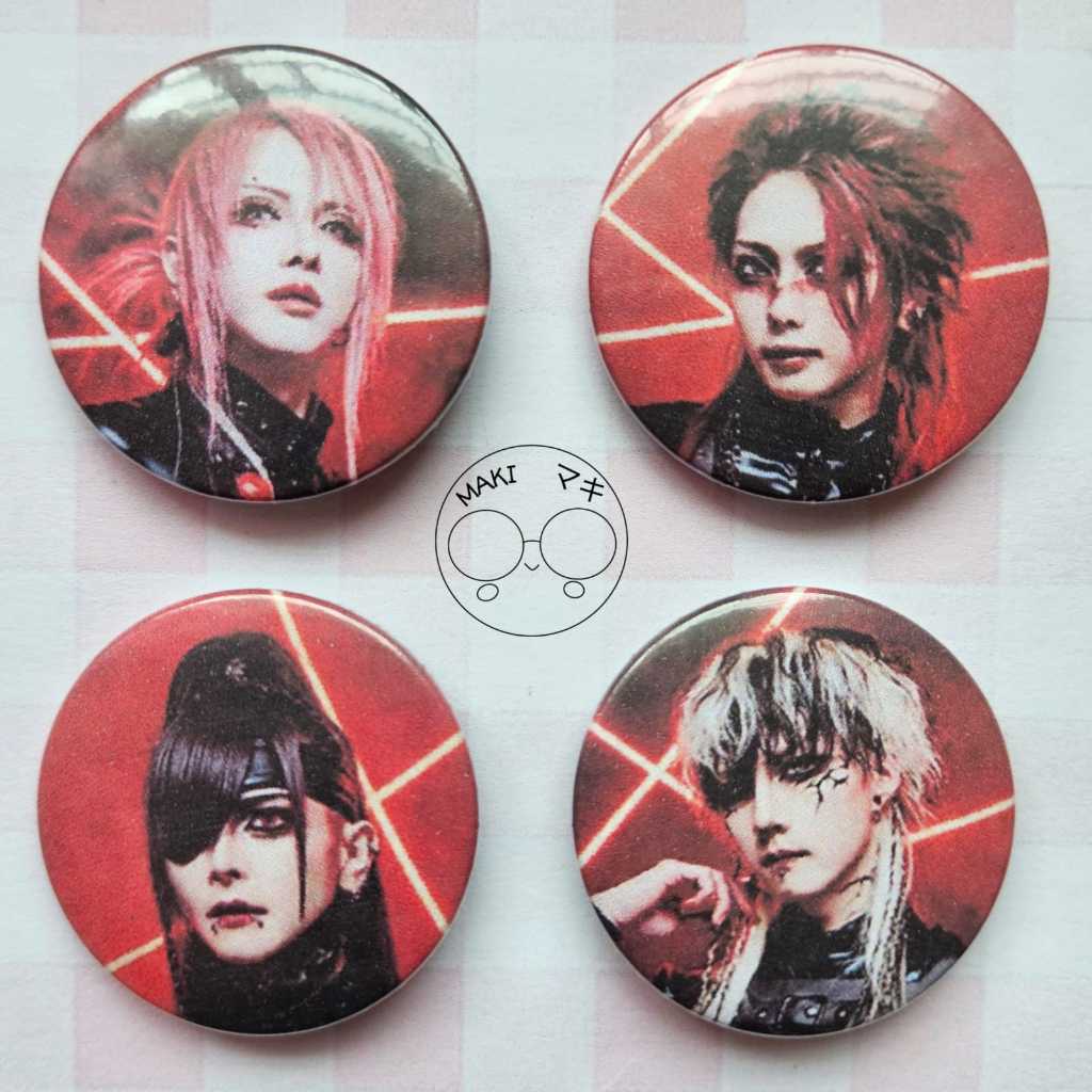 Kit Buttons Jiluka - Visual kei/ V-kei | Shopee Brasil