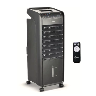 CLIMATIZADOR DE AR MIDEA 4,5 LITROS BRANCO 110V | VENTILA, UMIDIFICA, PURIFICA O AR, FILTRO COLMEIA.