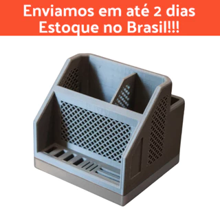 Porta Caneta Organizador de Mesa Multifuncional Smokin Duck 3d Diversas Cores