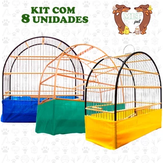 KIT 8 Forro Capa TNT Gaiola para Pássaros Gaiola Grandes e pequenas n1 ao n8