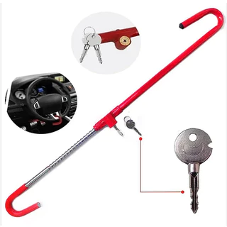 Trava Antifurto Pedal E Volante De Aco Para Carro em Oferta na Shopee