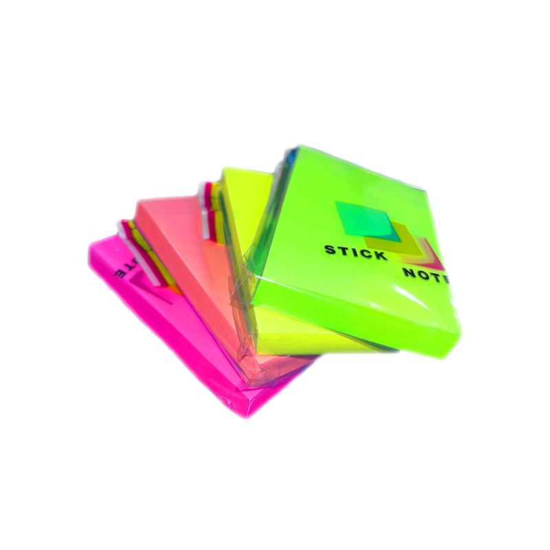 Bloco Adesivo Stick Note 50x76mm Colorido Neon 100 Folhas Para ...