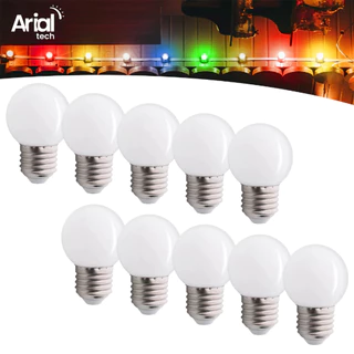 Kit 10 Lâmpada Bolinha Led 3w G45 Bulbo E27 Lustre Espelho