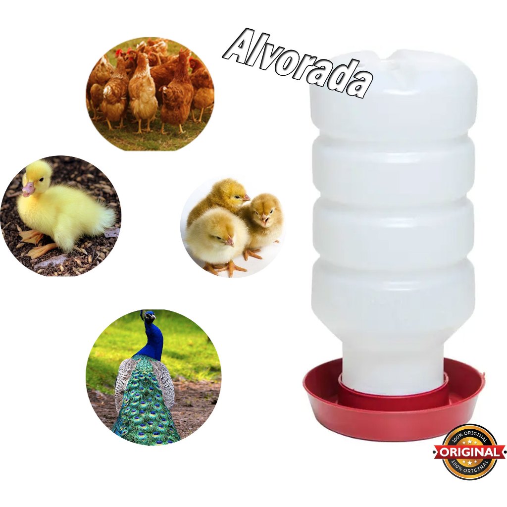 Bebedouro Aves 5 Litros Alvorada Pet Shopee Brasil