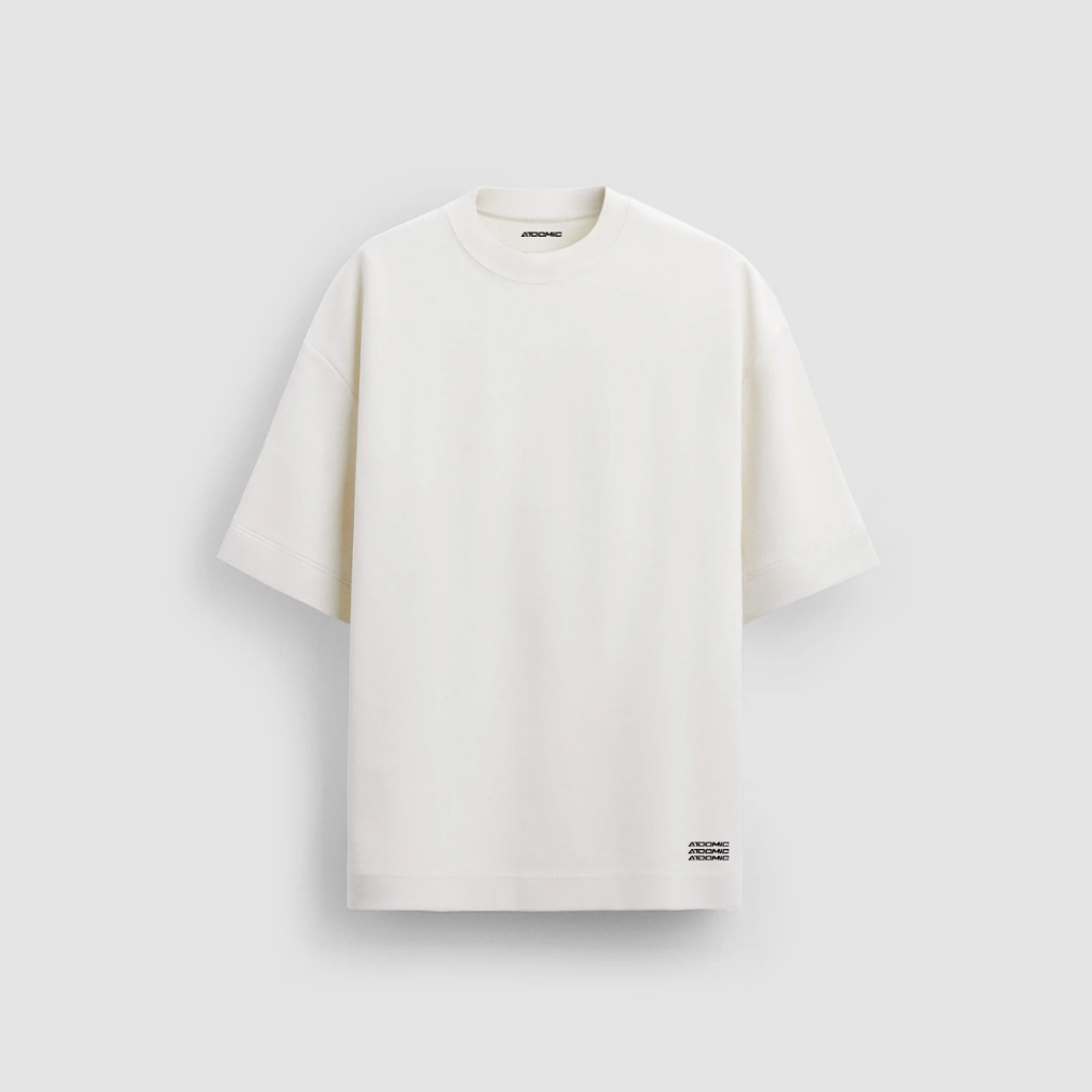 Camisa Masculina Oversized Premium 20.1 Branco Malhão Grosso Streetwear