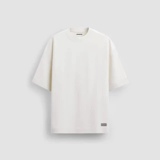 Camisa Masculina Oversized Premium 20.1 Branco Malhão Grosso Streetwear