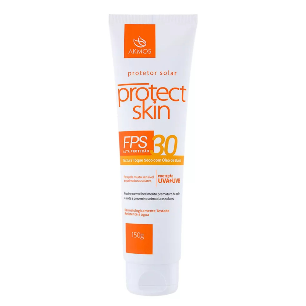 Protetor Solar Facial FPS 30 Toque Seco Antissinais Não Arde Os Olhos ...