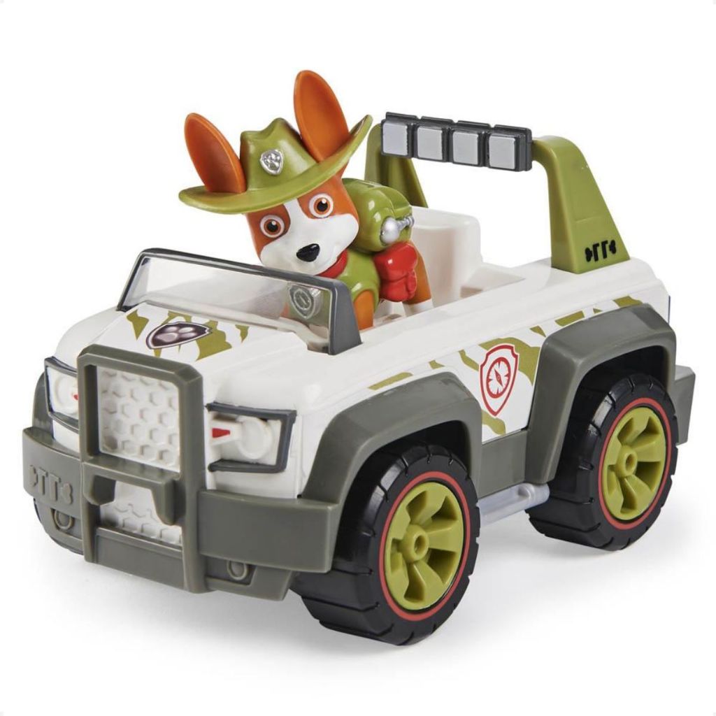 Tracker E Veículo Patrulha Canina Jeep Brinquedo Floresta