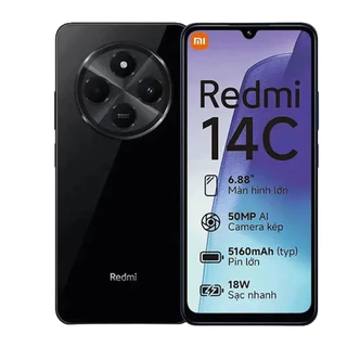 Smartphone Celular Xiaomi Redmi 14C Dual Sim Cam 50MP 256/8GB 128/4GB Global Original - LANÇAMENTO