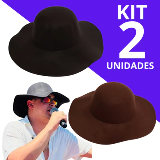 Kit 2x Chapéu Modelo Cata Ovo Caminhoneiro Tradicional Natanzinho Safadão Sol