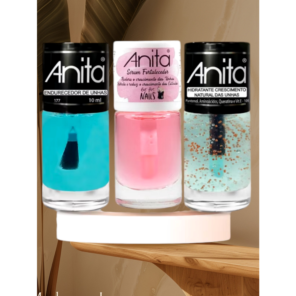 Conjunto Anita com 3 Bases de Tratamento: Serum Fortalecedor ...