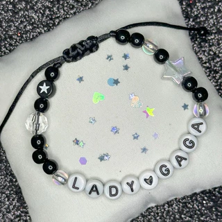 Pulseira de Miçanga com Fecho Ajustável Lady Gaga Little Monster
