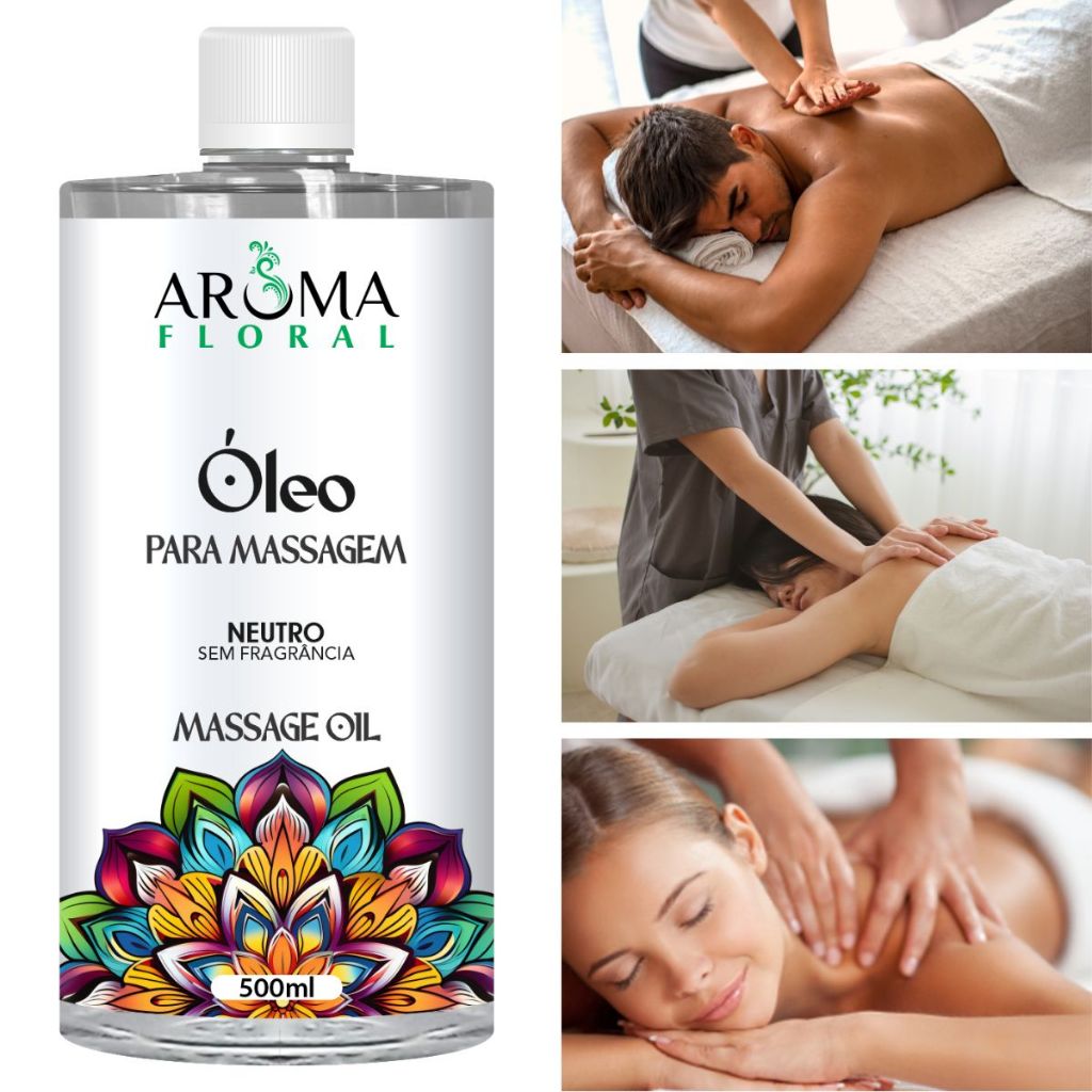 Óleo para Massagem Corporal Natural Neutro Relaxante | Shopee Brasil