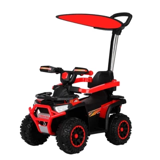 Mini Moto Quadriciclo Bateria 6v Com Cobertura E Empurrador