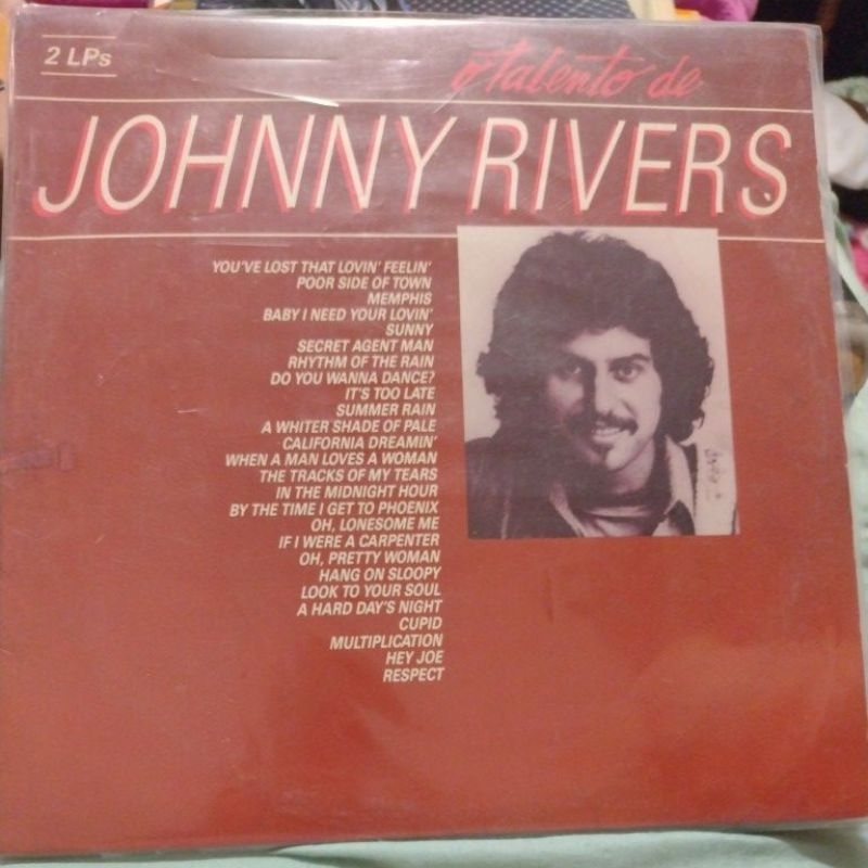LP disco de vinil - O Talento De Johnny Rivers | Shopee Brasil