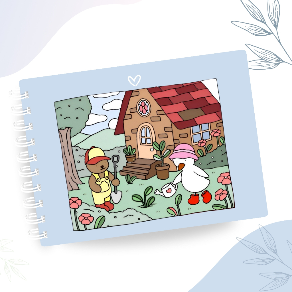 Livro Bobbie Goods com 100 folhas para colorir - Capa dura (ENVIO ...
