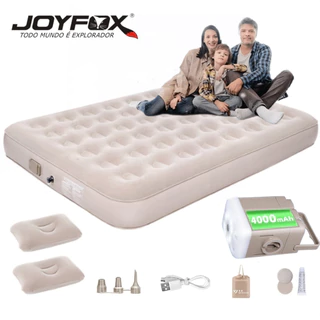 Colchão Inflável Casal Queen Vem Com Uma Bomba Inflável De Bateria De Lítio Embutida E Removível 203*152*28cm JOYFOX