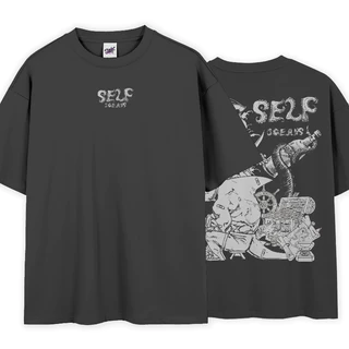 Camiseta Oversized Self Ocenas Mar E Seus Mistérios Tesouros