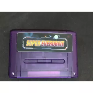Fita Super Everdrive Flashcard China Version Super Nintendo E Famicon + Cartão Com 8 Gb De Jogos