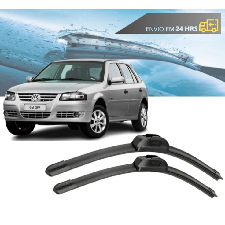 Par Palheta Limpador Parabrisa Gol G4 2005 a 2012