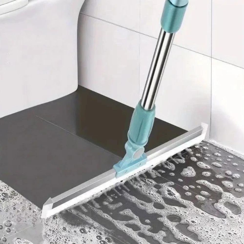 Rodo Limpador De Silicone Mágico multi-Funcional Varredor De Vidros Molhado E Seco De Uso Duplo/Vassoura