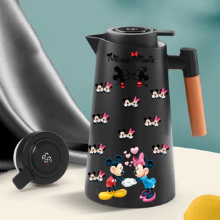 Garrafa Térmica Com Termômetro 1 Litro Chá Café Mickey Minnie Painel de Led Digital-Envio Imediato!