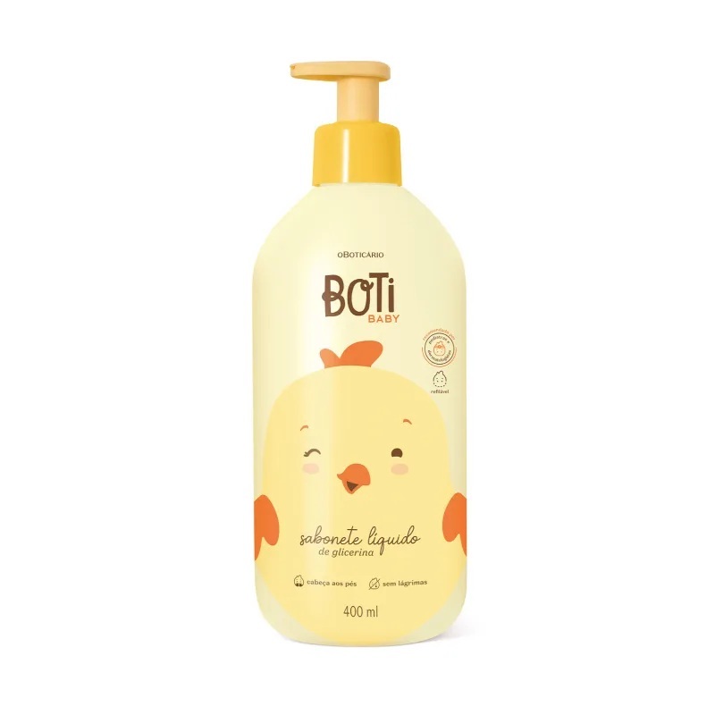 Sabonete Líquido de Glicerina Boti Baby 400ml em Oferta na Shopee