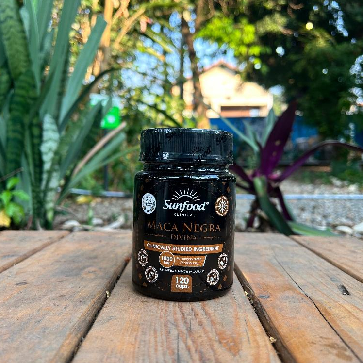 Maca Negra Divina 120 Caps 1000mg Sunfood Clinical