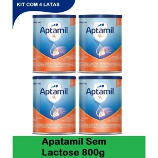 1 Kit c/ 4 Latas Aptamil Sem Lactose 800g cada em Oferta na Shopee