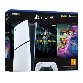 Console Sony PlayStation 5 Slim Digital + 2 jogos