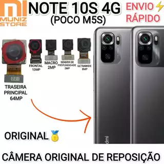 Câmera Original Redmi Note 10S 4G/Poco M5S Frontal/ Traseira/Macro/Ultrawide/sensor Lente Principal
