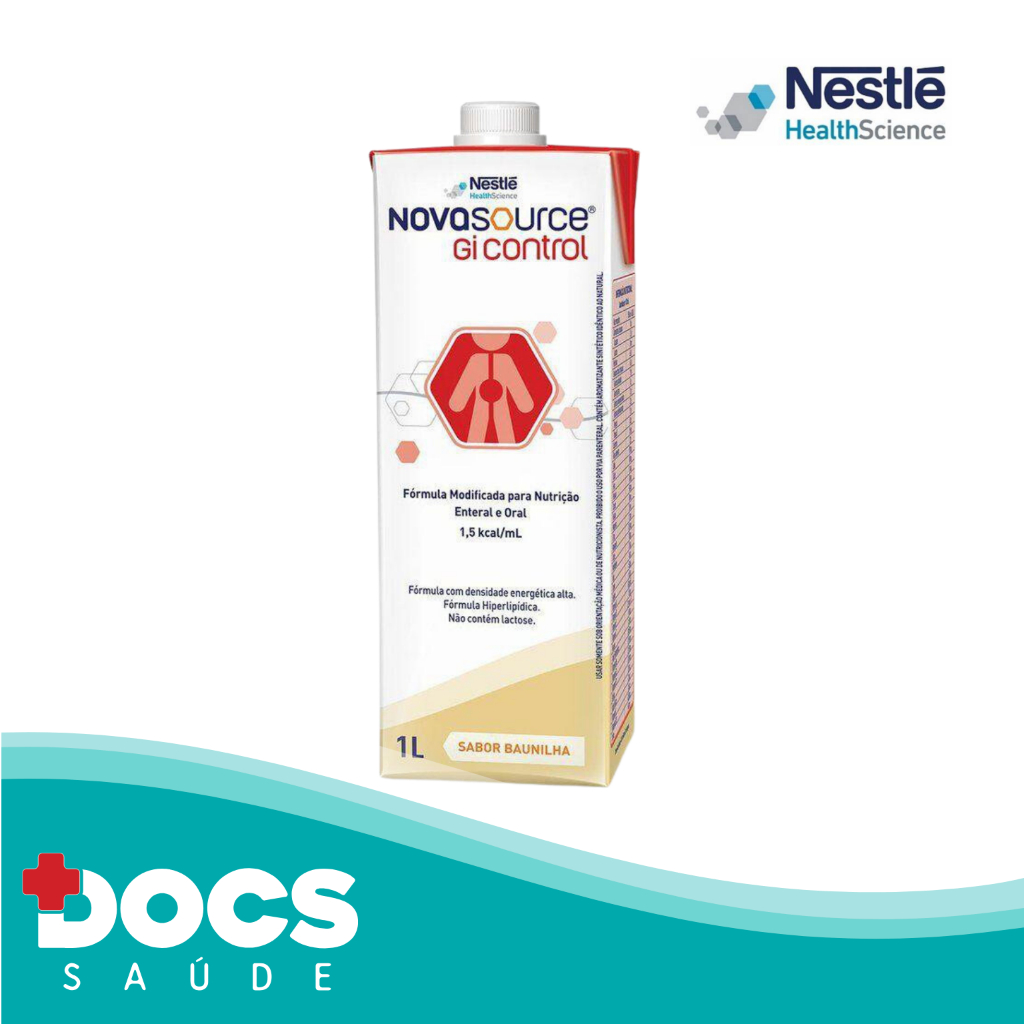 Dieta Enteral Novasource GI Control 1.5 kcal 1000ml Nestlé | Shopee Brasil