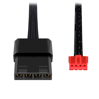 Cabo Energia Controladoras 4 Pinos Para Molex 15 Pinos Fans