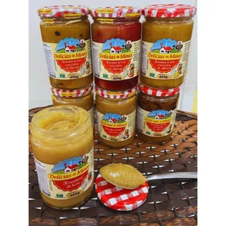 kit com 2 unidades Doce Gourmet de Leite no Pote de Vidro Vários Sabores