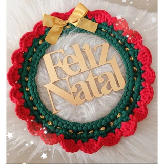 Guirlanda Natal crochê