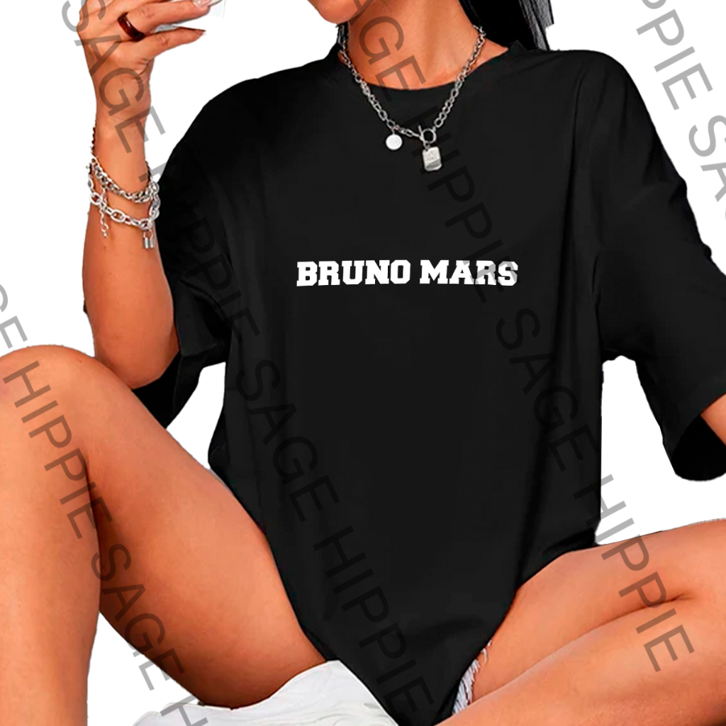 Camiseta Basica Algodao Bruno Mars Cantor Shows Álbuns Unissex